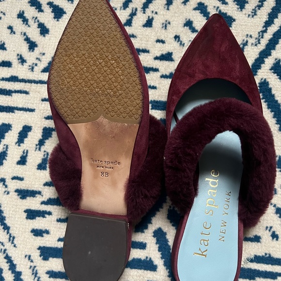 Kate Spade maroon flats - Picture 3 of 3
